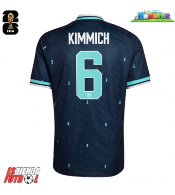 Alemania Joshua Kimmich #6 Segunda Equipación Mundial 2026 Manga Corta Alemania Joshua Kimmich #6 Segunda Equipación Mundial 2026 Manga Corta